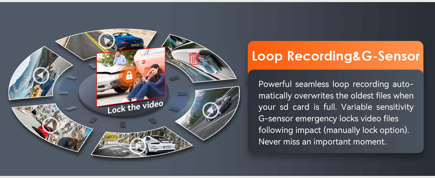 dash cam loop recording
