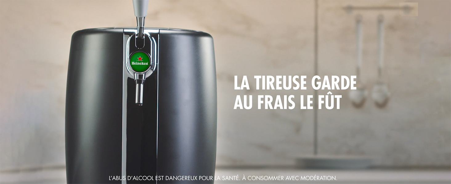 La tireuse garde au frais le fût