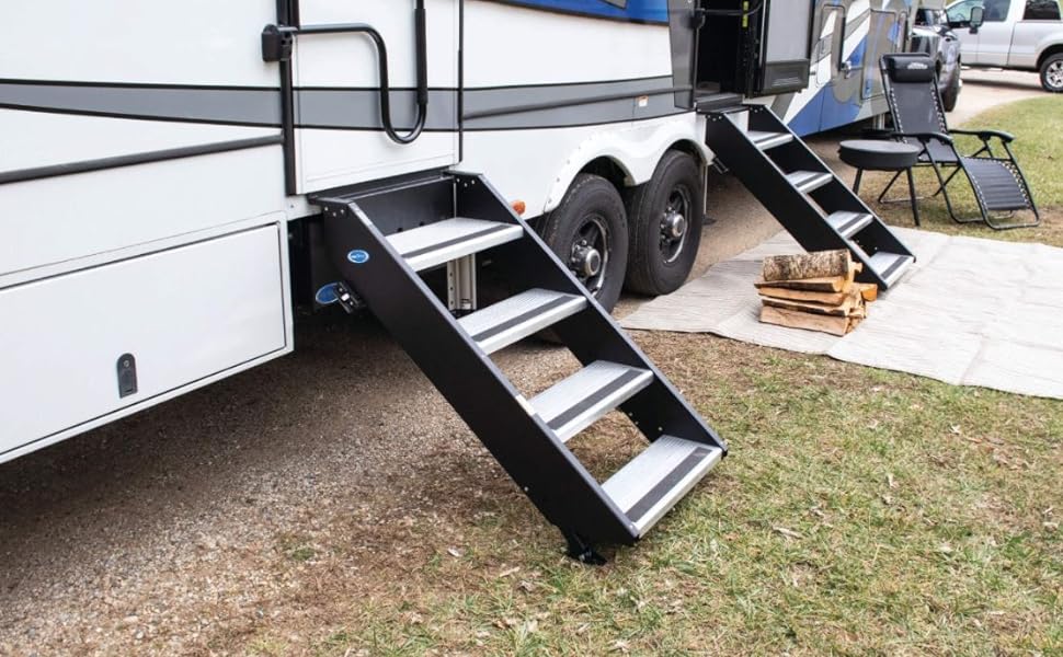 RV Step, Ladder, Solid Step, MORryde, StepAbove, Step Above