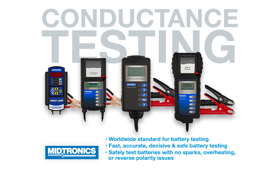 Midtronics developed Conductance testing, enabling accuracy and safety. midtronics