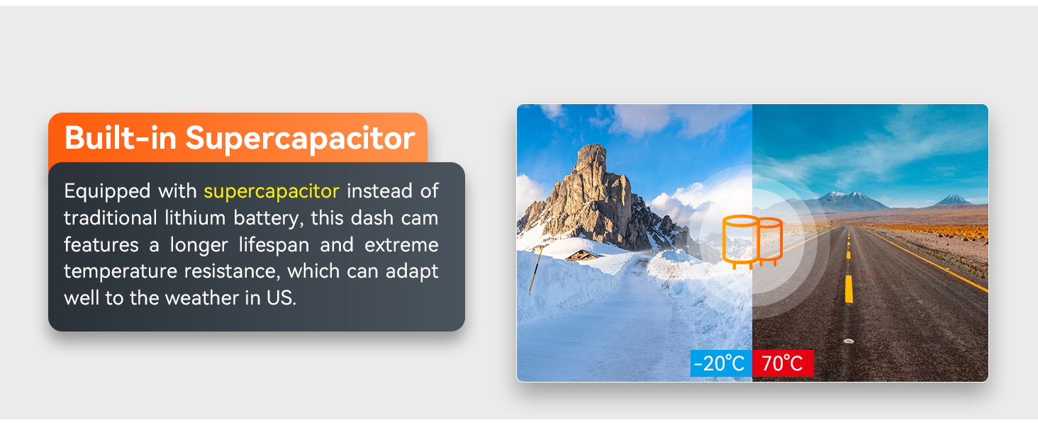 dash cam super capacitor