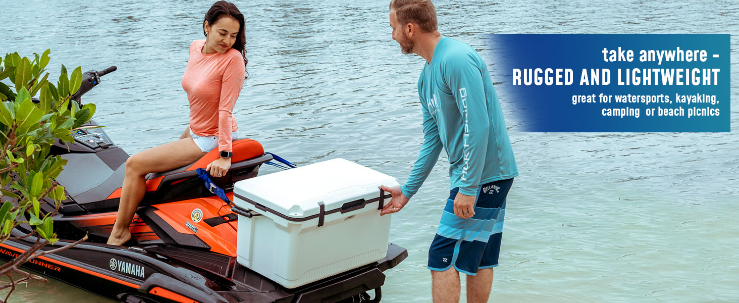 Rugged and Lightweight Cooler 5 day cooler coler cooler for camping cooler large heavy duty cooler