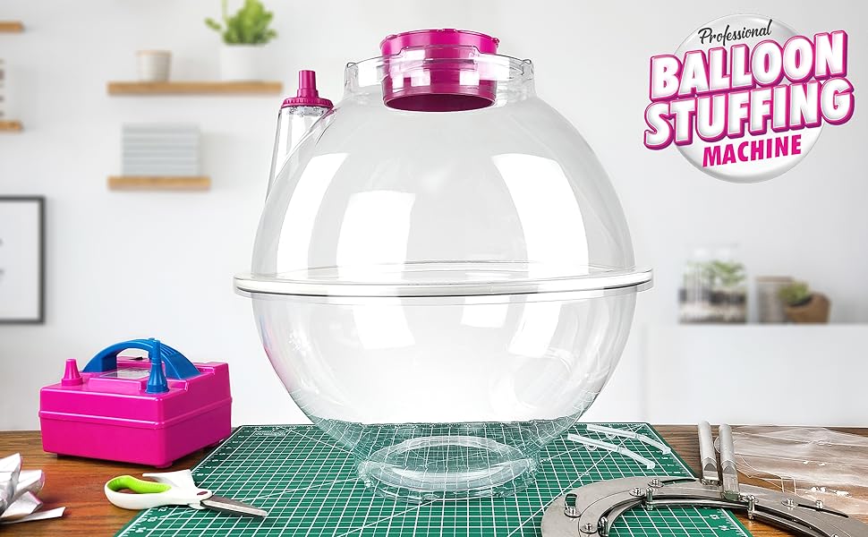 balloons machine stuffing stuffers ballon kit wrap globos para professional maching filler super
